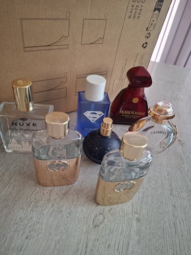 Empty perfume bottles - , job
