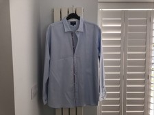 Mens TM Lewin Pale Blue Shirt