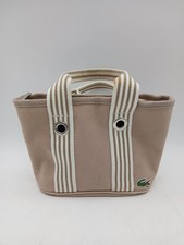 Lacoste Tote Bag Canvas Beige