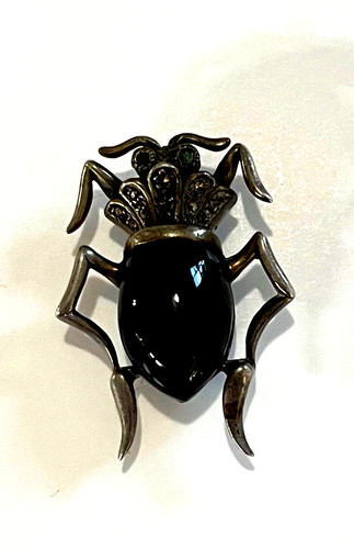 Vintage sterling marcasite - vintage,