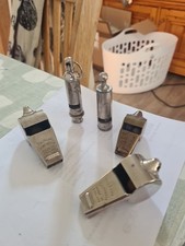 5 Vintage ACME Whistles Nice