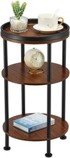 3 Tier Round Side Table with