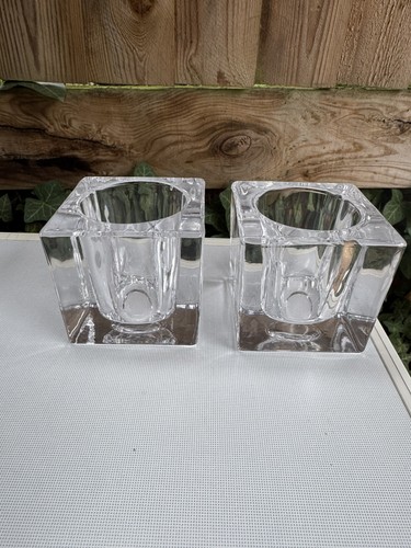 Pair heavy crystal glass ice - heavy,