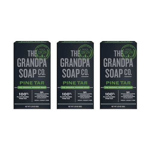 Grandpa pine tar bar soap - grandpa's,