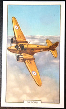AIRSPEED OXFORD   RAF Advanced Trainer   Vintage 1939 Illustrated Card  HE21M