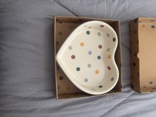 Emma Bridgewater Heart-Shaped Polka Baker Dish