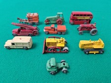 Job Lot of 10 Vintage LESNEY Moko Matchbox Die-Cast Vehicle Bundle