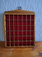 Vintage Wooden Thimble Holder