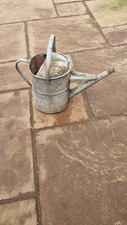 vintage galvanised watering