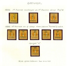 Grenada 1886-88. Mint/unused