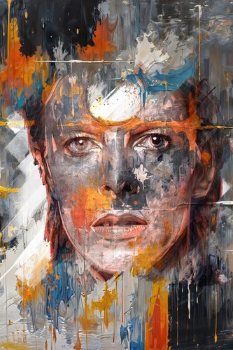 David bowie canvas - bowie, or