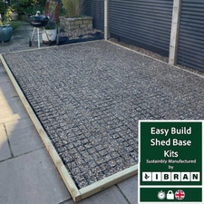 Plastic shed base - shed, log