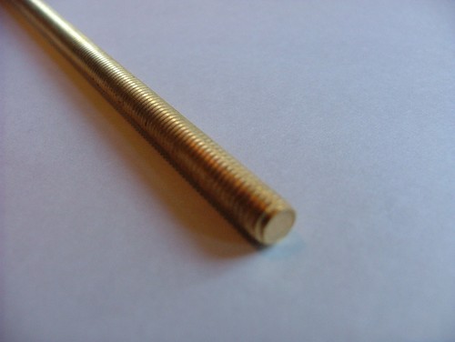 Brass 4mm threaded bar - brass, m4