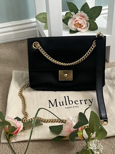 Mulberry cheyne black - mulberry, leather