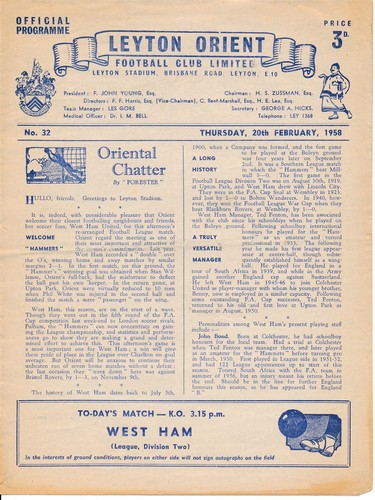 Leyton orient west - leyton, ham