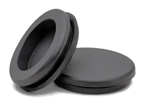 Hole solid rubber panel - 1",