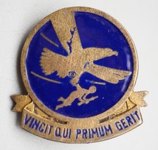 WWII Sterling AAF Troop Carrier Command Vincit Qui Primum Gerit DI Unit Pin