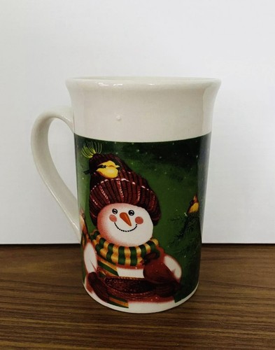 Christmas mug cup snowman - mug,