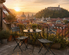 HH Metal Folding Patio Bistro