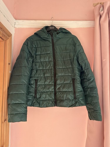 Primark green winter coat - primark,