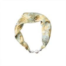 Retro Print Silk Scarf