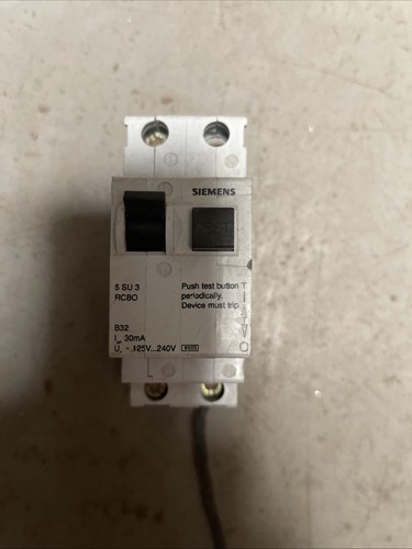 Siemens 5su3 rcbo amp - 5su3,