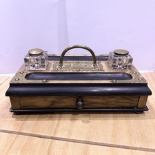 Antique victorian inkstand - antique,
