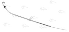 Chrome Engine Oil Dipstick & Tube - 1980-85 SB Small Block Chevy 305-350