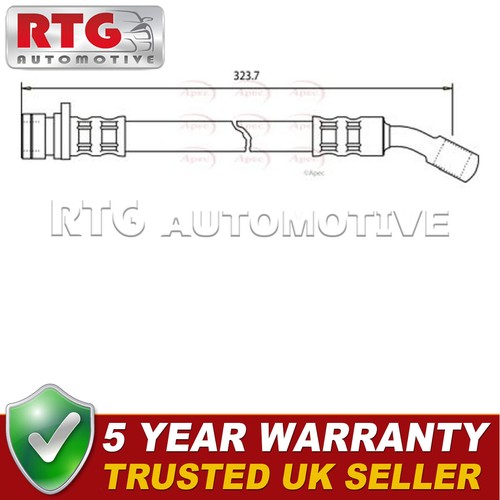 Rear brake hose fits mgf - hose,