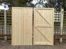 wooden garage doors