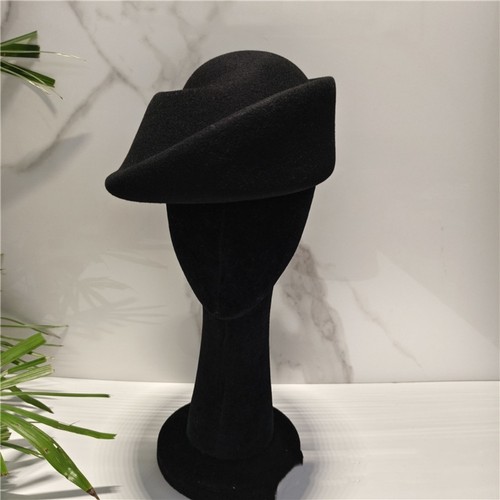Solid color wool pillbox - pillbox, hat