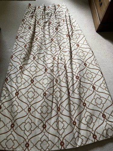 Country house curtains - house, lined