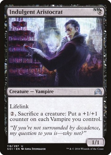 Indulgent aristocrat - -,