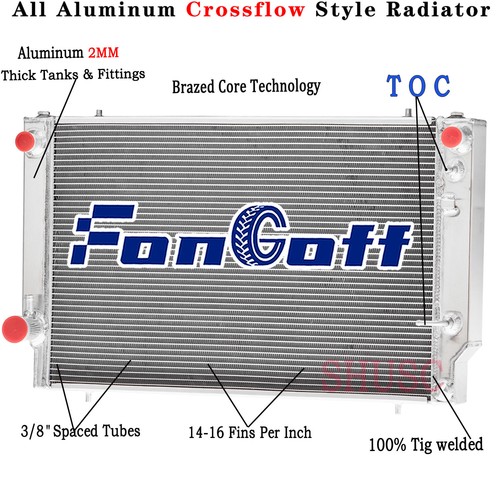 Aluminum row radiator for - radiator,