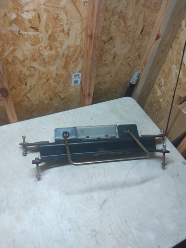 Front mower bracket - and, deck