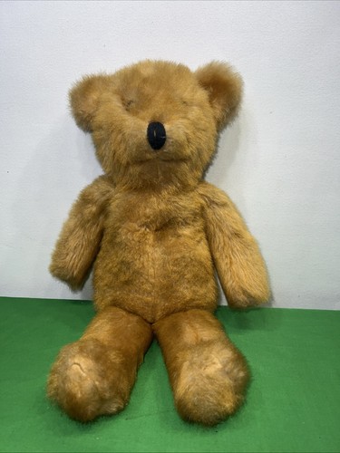 Vintage golden haired teddy - vintage,