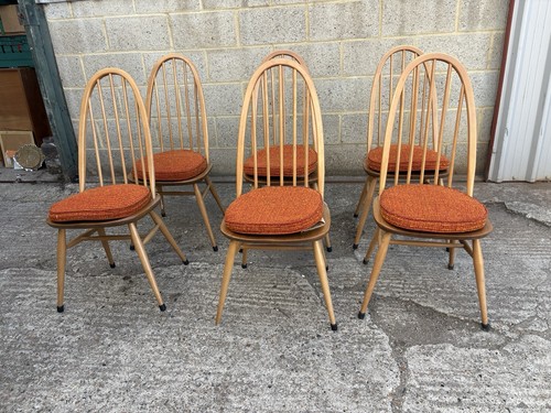 Set six ercol dining - of,