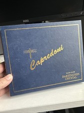 Signed Alfred Capredoni Doves Paperweight Crystal Glass Sculpture for Dartington