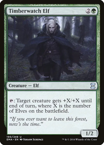 Mtg timberwatch elf ema - ema, ~