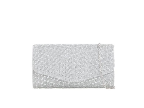Silver full diamante emerald - silver,