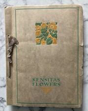 J. WIX, KENSITAS FLOWER SILKS IN THEIR ORIGINAL ALBUM