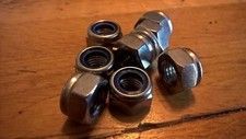 Stainless Steel Nyloc Nuts M3 M4 M5 M6 M8 M10 M12 mm - A4 ( PACK 10 & 20 )