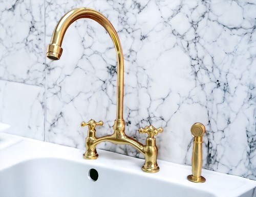 Unlacquered solid brass - unlacquered,