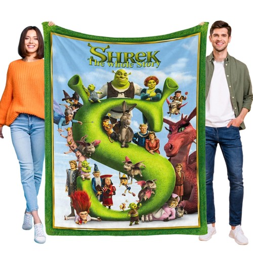 Shrek flannel blanket soft - flannel,