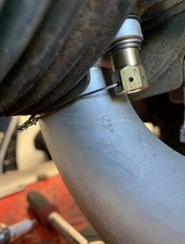 Lambretta “Stubby” Brass Exhaust Nuts With Stainless Locking Wire