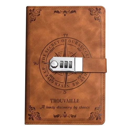 Retro password book diary - book,