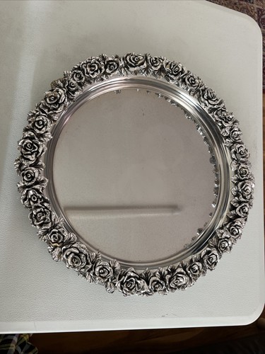 Vintage silver tone floral - vintage,