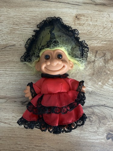 Vintage russ dam trolls - 6”,