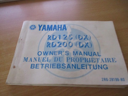 Yamaha rd125 rd200 dx - yamaha,