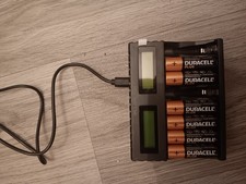 PUJIMAX Battery Charger for AA/14500, AAA/10440 Ni-MH, Ni-Cd